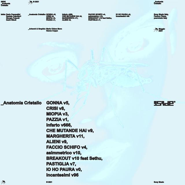 Album cover art for ANATOMIA CRISTALLO