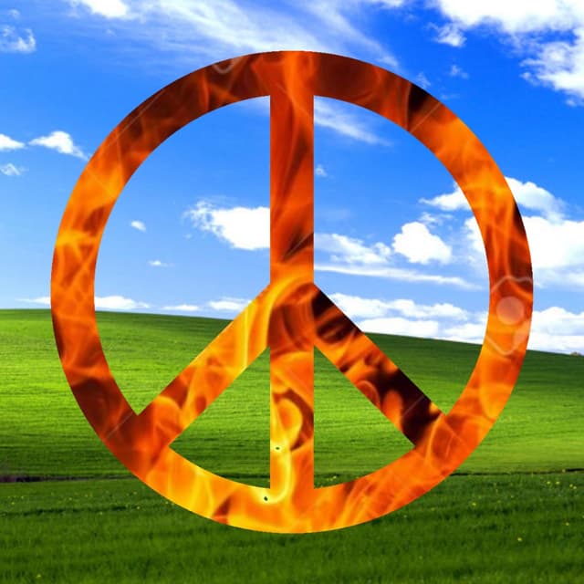 Album cover art for Peaceful as Hell