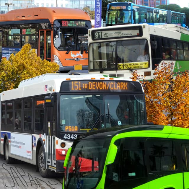 Album cover art for Bus Song