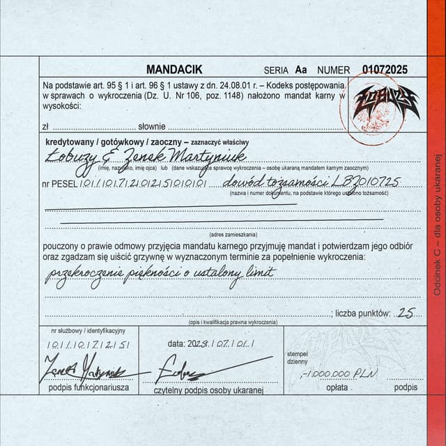 Album cover art for Mandacik