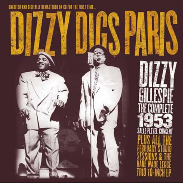 Album cover art for Dizzy Digs Paris