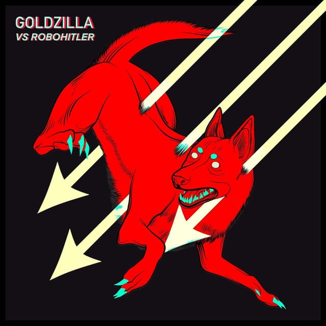 Album cover art for Goldzilla vs Robohitler