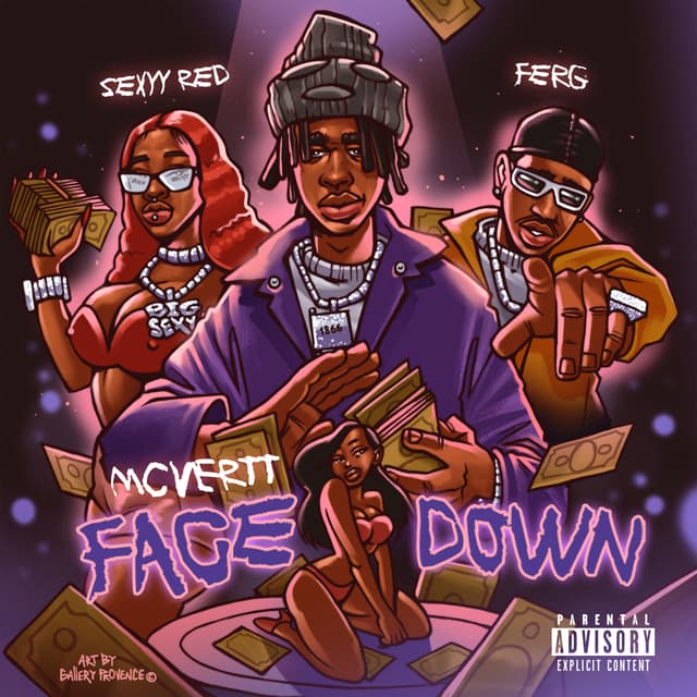 Album cover art for Face Down
