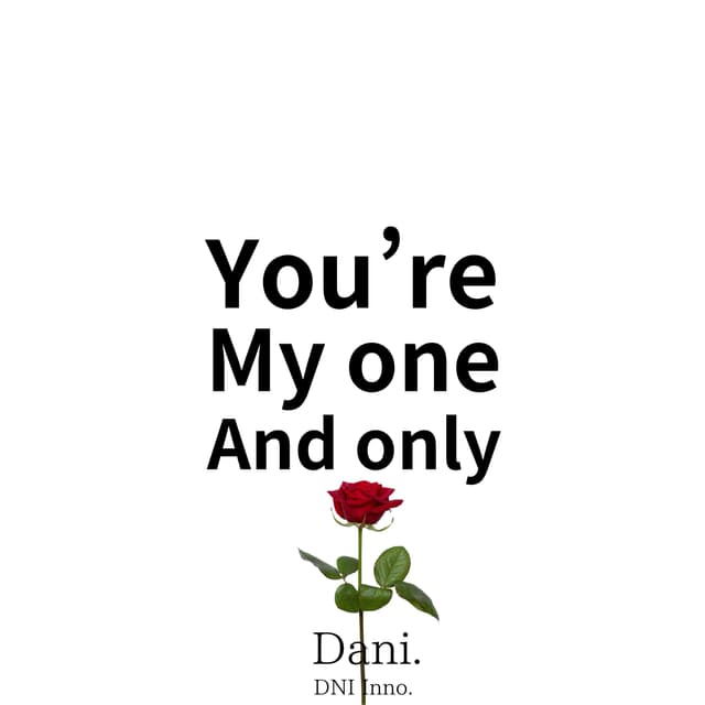 Album cover art for You're my one and only