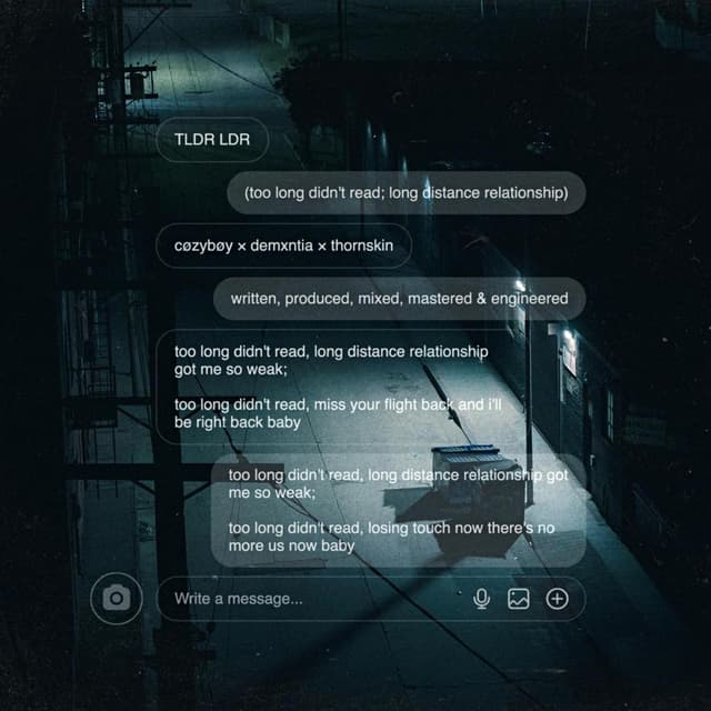 Album cover art for TLDR LDR