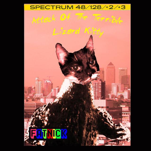 Album cover art for Attack of The Terrible Lizard Kitty: Video Game OST