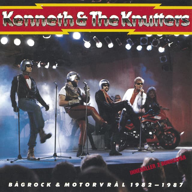 Album cover art for Bågrock Och Motorvål 1982-1987