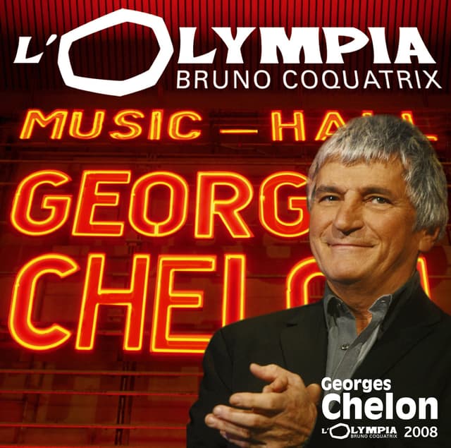 Album cover art for Georges Chelon à l'Olympia