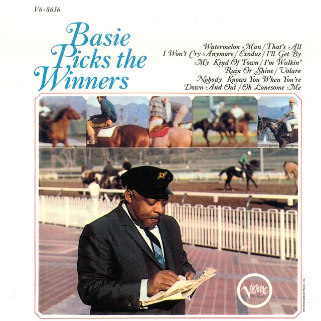 Album cover art for Basie Picks the Winners