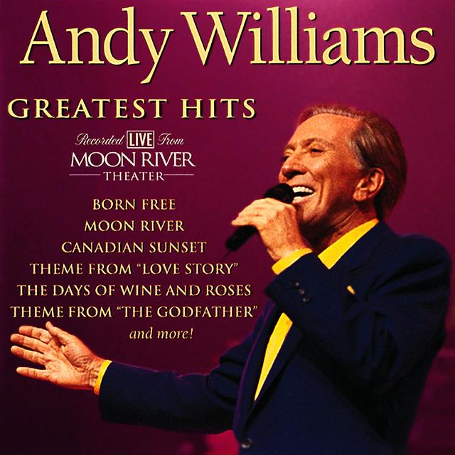 Album cover art for Andy Williams' Greatest Hits Live