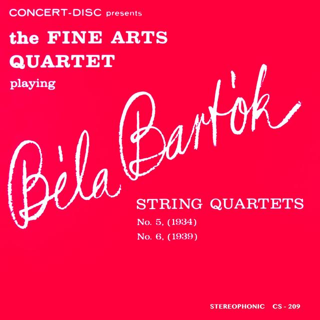Album cover art for Bartók: String Quartets No. 5 & No. 6