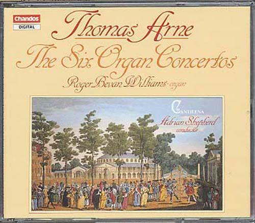 Album cover art for The Six Organ Concertos