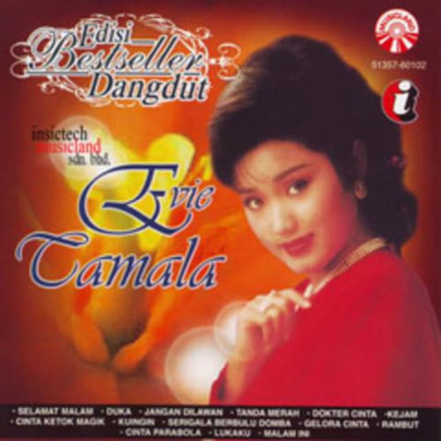 Album cover art for Edisi Bestseller Dangdut Evie Tamala