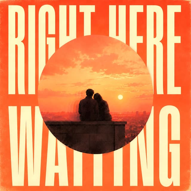 Album cover art for Right Here Waiting