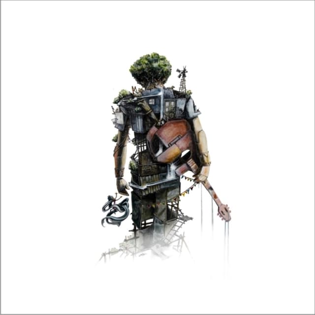 Album cover art for La niña de los andamios