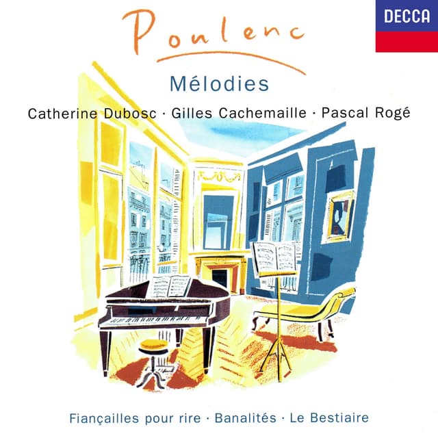 Album cover art for Poulenc: Mélodies Vol. 1