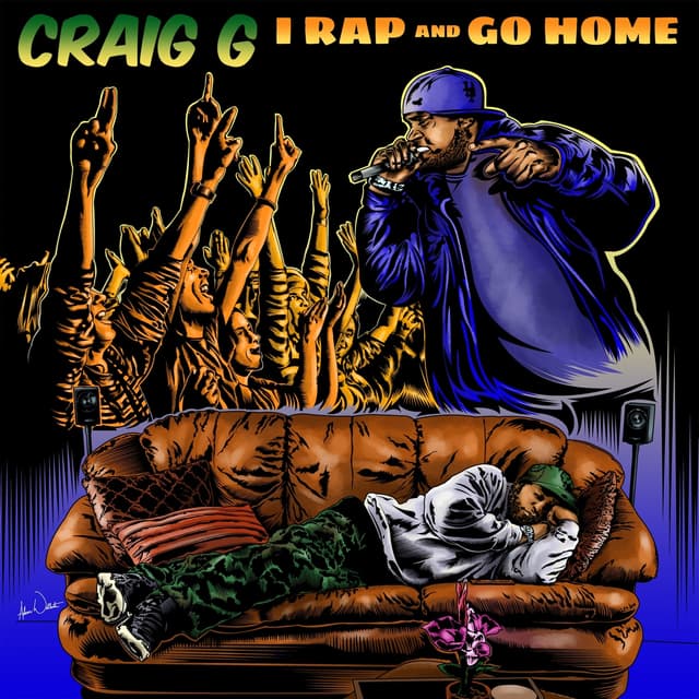 Album cover art for I Rap and Go Home