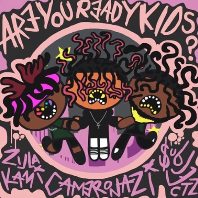 Album cover art for AREYOUREADYKIDS?