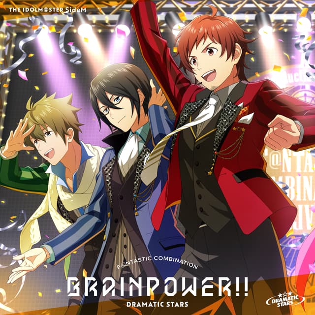 Album cover art for THE IDOLM@STER SideM F@NTASTIC COMBINATION〜BRAINPOWER!!〜(Dramatic Anthem)