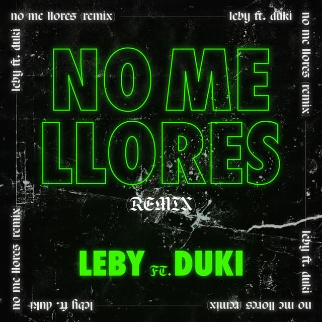 Album cover art for No me llores