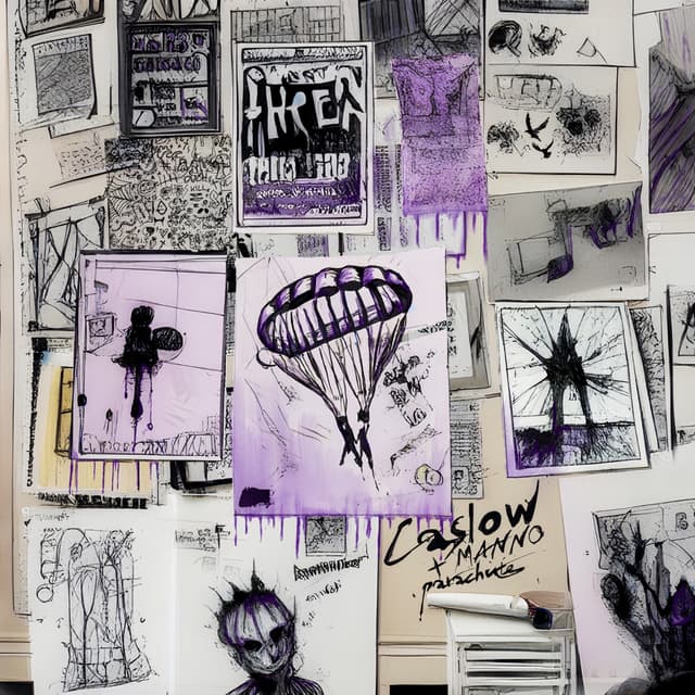 Album cover art for Parachute