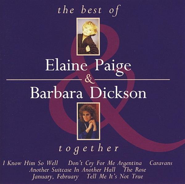 Album cover art for Together: The Best of Elaine Paige & Barbara Dickson