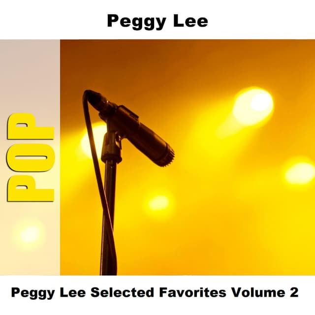 Album cover art for Peggy Lee Selected Favorites, Vol. 2