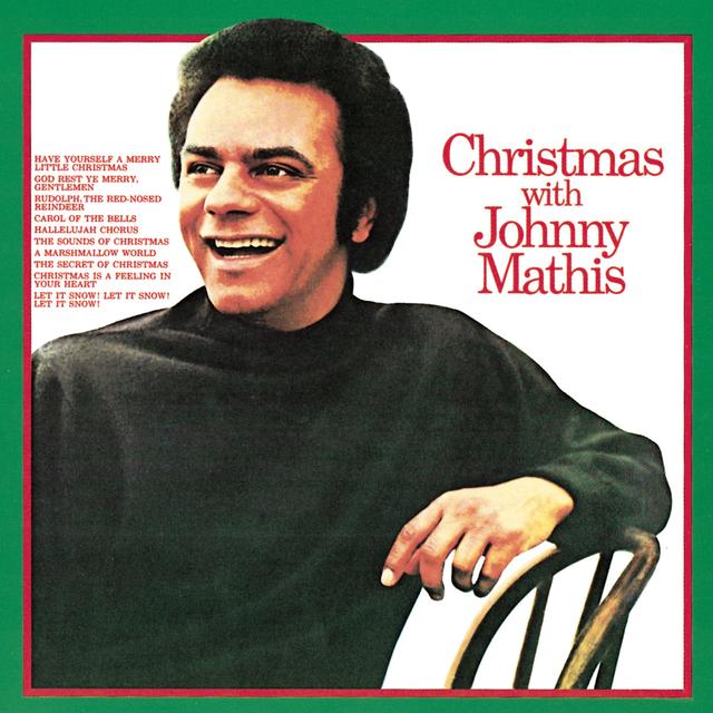 Album cover art for Christmas with Johnny Mathis