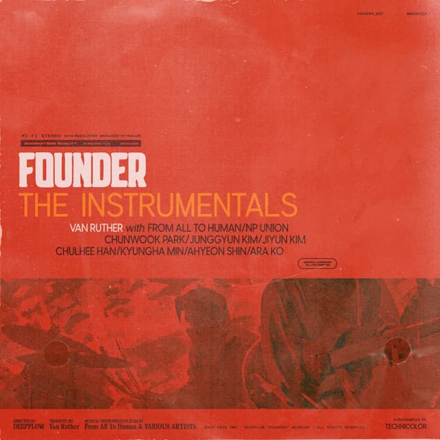 Album cover art for FOUNDER Instrumental