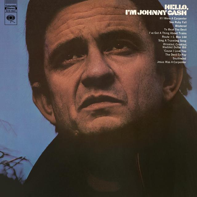 Album cover art for Hello, I'm Johnny Cash