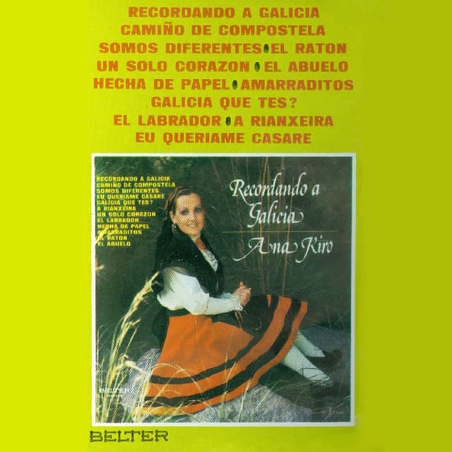 Album cover art for Recordando a Galicia
