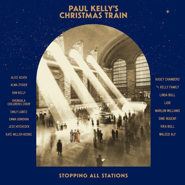 Album cover art for Paul Kelly's Christmas Train