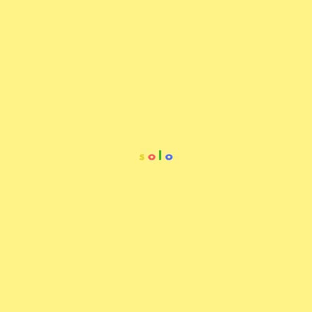Album cover art for Solo