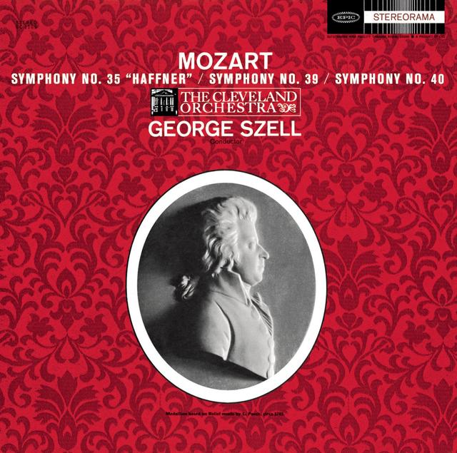 Album cover art for Mozart: Symphonies No. 35 In D Major K385; No. 39 In E-Flat Major K.543 & No. 40 In G Minor K550