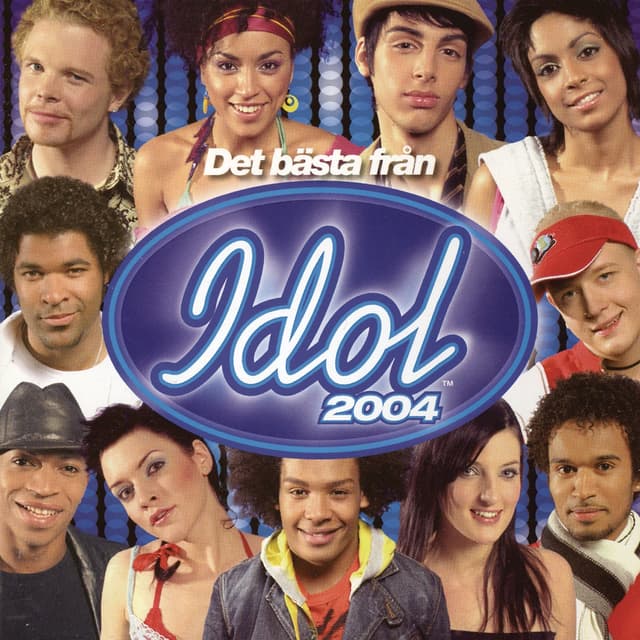 Album cover art for Det Bästa Från Idol 2004