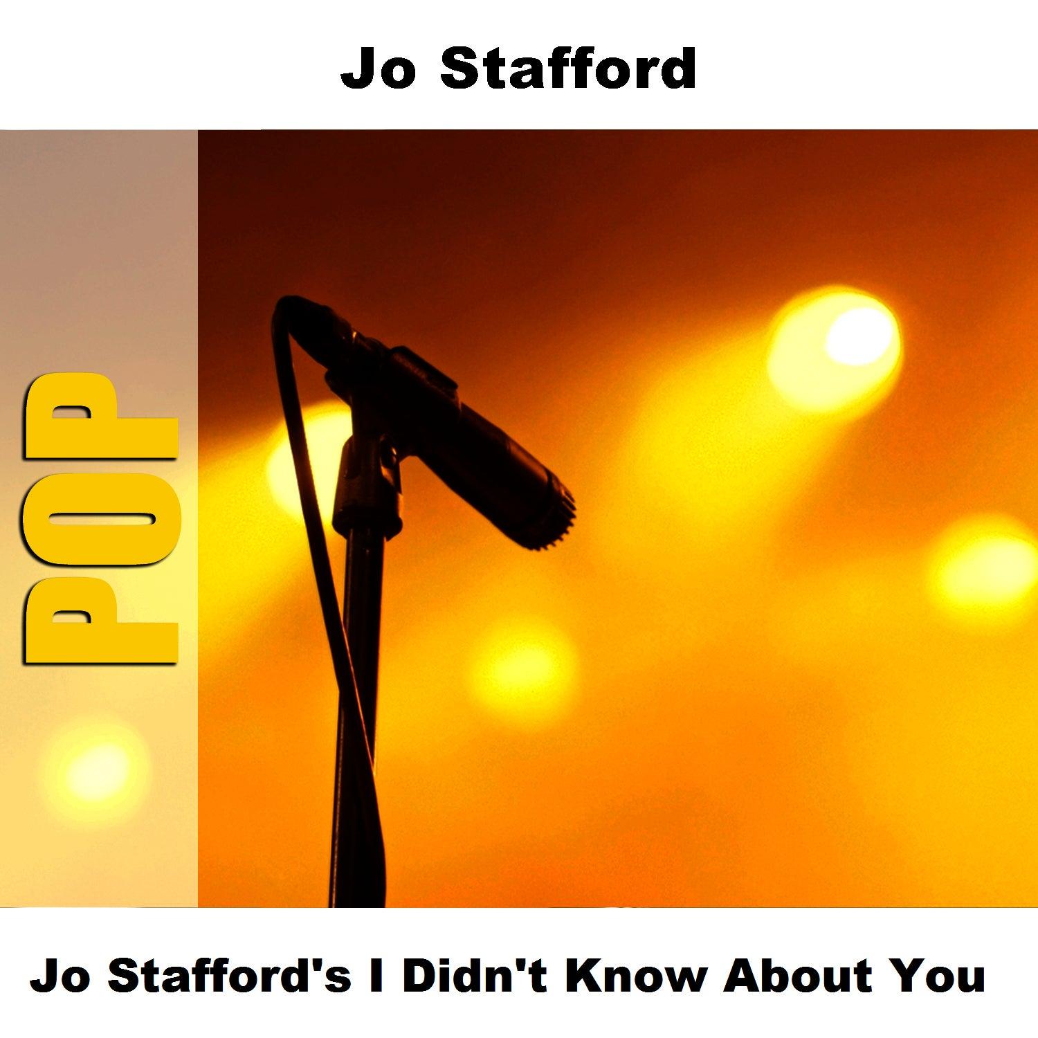 Jo Stafford's I Didn't Know About You