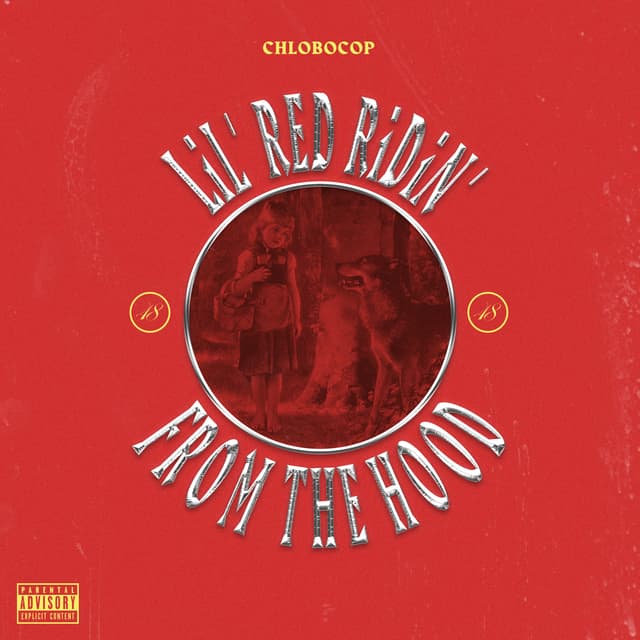 Album cover art for LiL RED RIDIN' FROM the HOOD