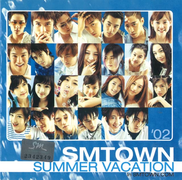 Album cover art for 2002 SUMMER VACATION in SMTOWN.COM