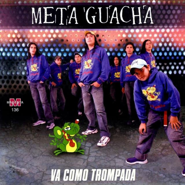 Album cover art for Va como trompada