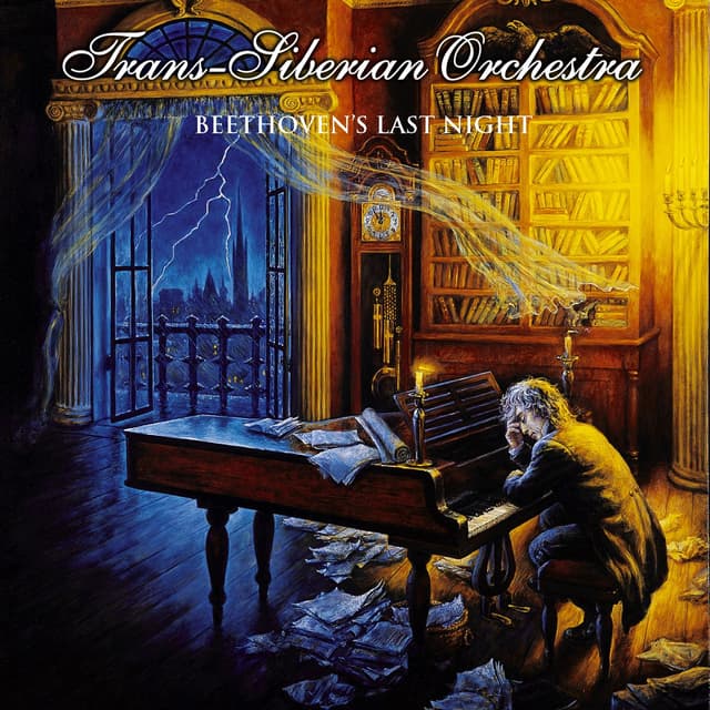 Album cover art for Beethoven's Last Night