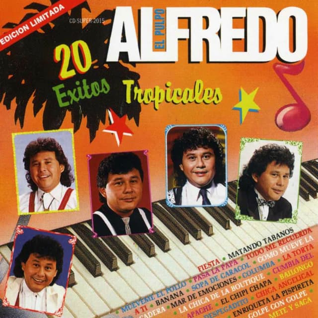 Album cover art for 20 Éxitos Tropicales