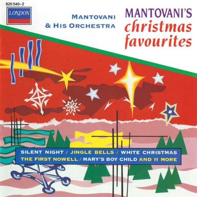 Album cover art for Mantovani’s Christmas Favourites
