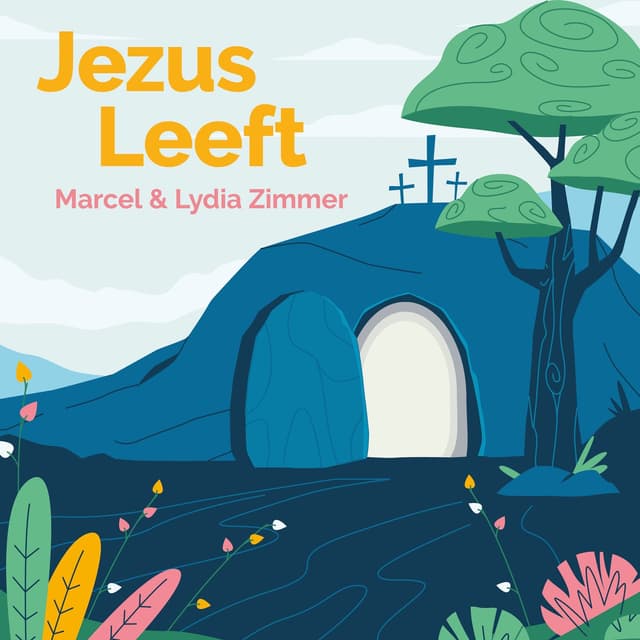 Album cover art for Jezus leeft