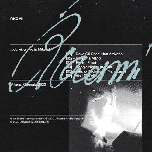 Album cover art for …Dal Vivo