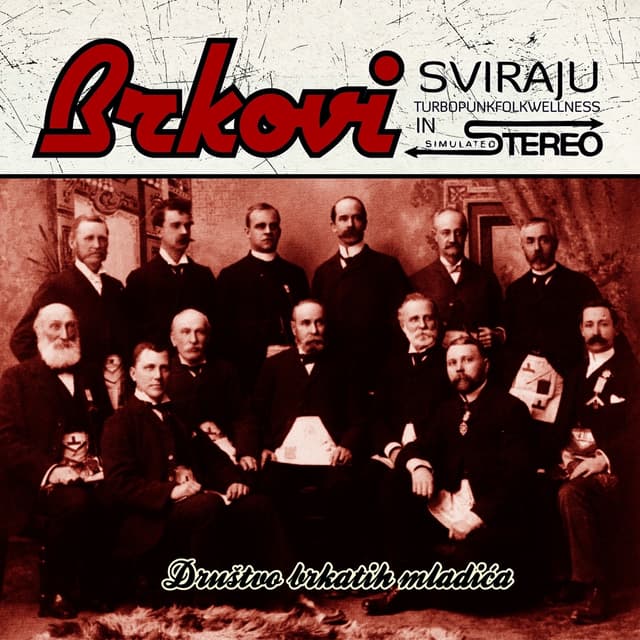 Album cover art for Društvo brkatih mladića