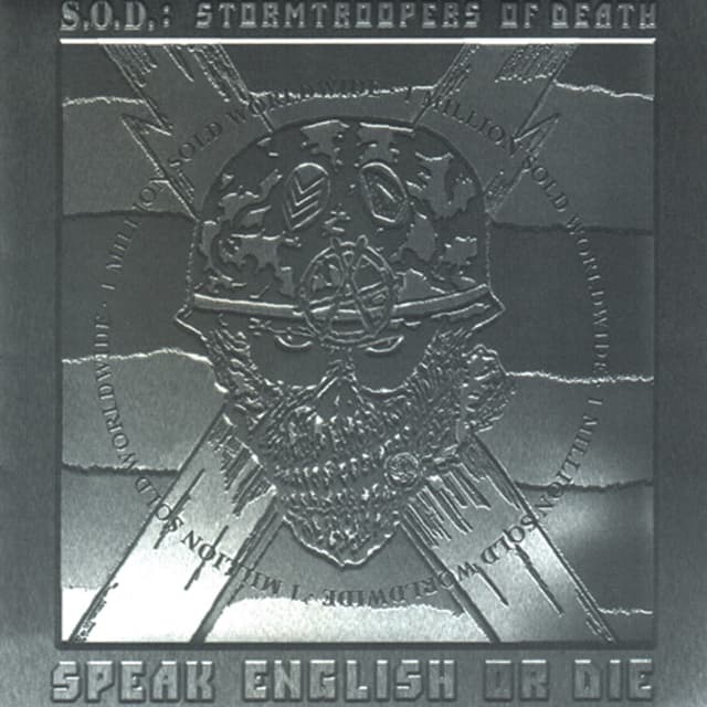 Album cover art for Speak English Or Die
