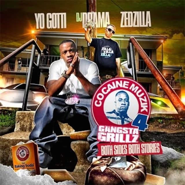 Album cover art for Cocaine Muzik 4: Gangsta Grillz