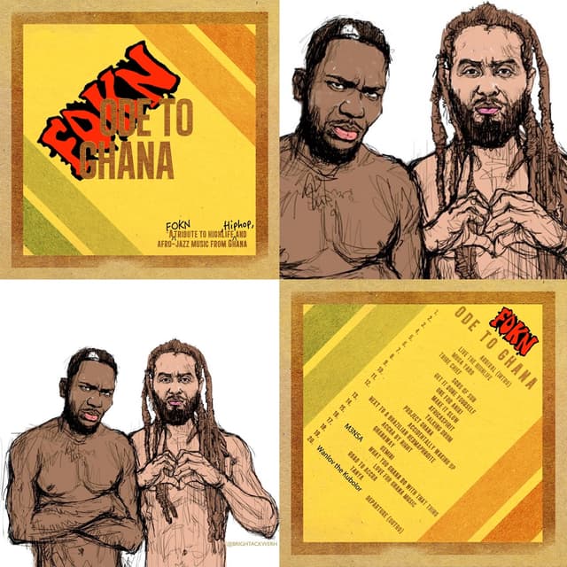 Album cover art for FOKN Ode to Ghana