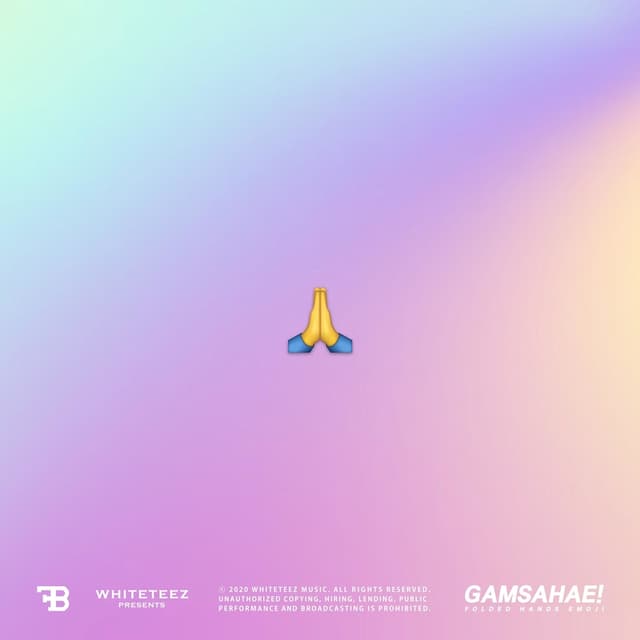 Album cover art for 감사해! (Folded Hands Emoji)