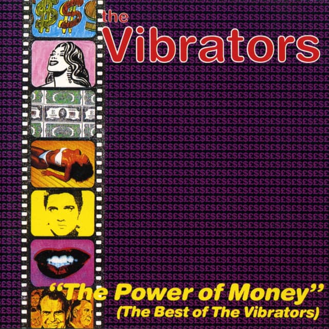 Album cover art for The Power Of Money (The Best Of The Vibrators)